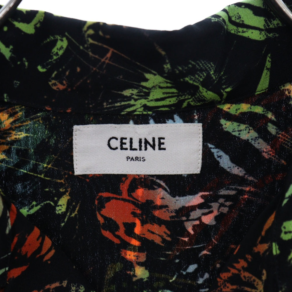 CELINE(セリーヌ) 23SS HAWAIIAN S/S SHIRT ハワイアンシルク半袖シャツ マルチカラー 2C946643T