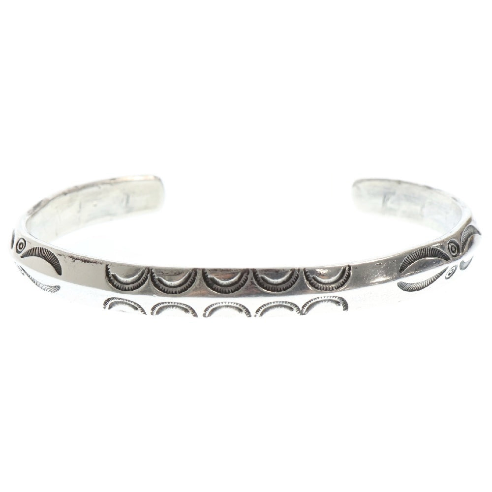INDIAN JEWELRY(インディアンジュエリー) ナバホ ロートライアングルバングル コインシルバー ブレスレット ヴィンテージ ノーサイン