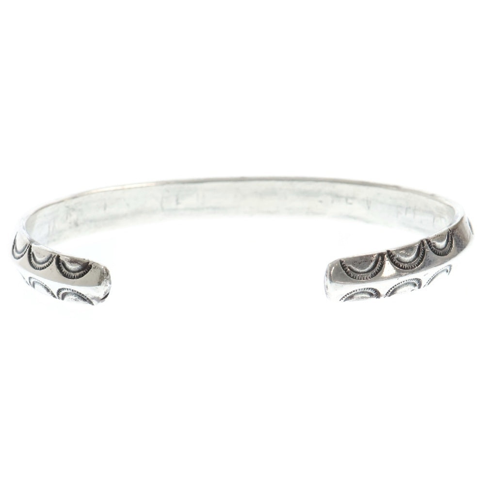 INDIAN JEWELRY(インディアンジュエリー) ナバホ ロートライアングルバングル コインシルバー ブレスレット ヴィンテージ ノーサイン