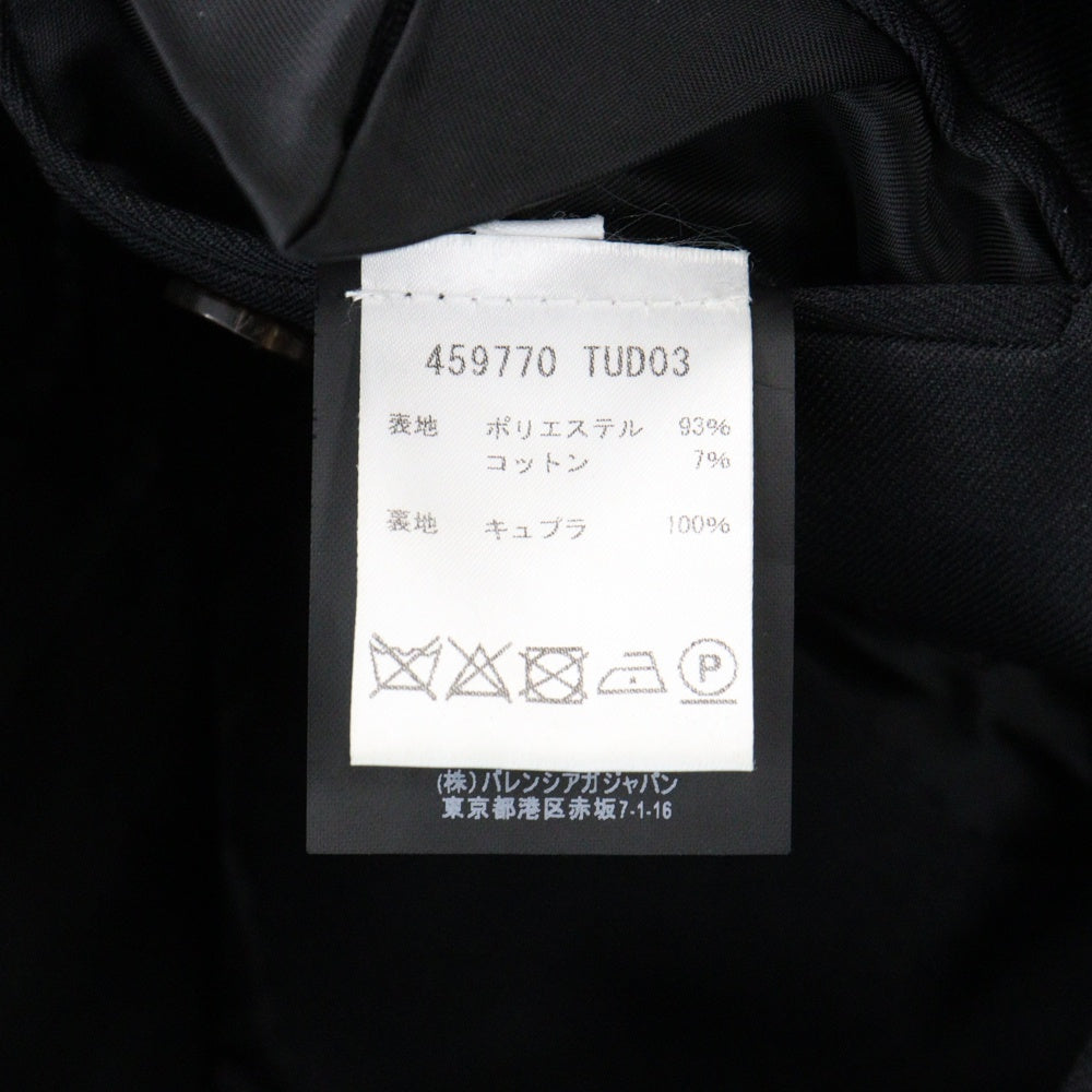 BALENCIAGA(バレンシアガ) 17SS ダブルブレストテーラードジャケット ブラック 459770 TUD03