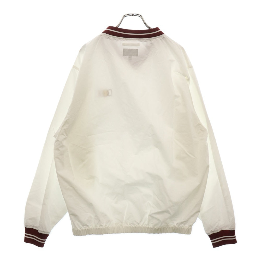 DESCENDANT(ディセンダント) 24SS VOLLEY NYLON SMOCK ロゴ ナイロンジャージ ホワイト