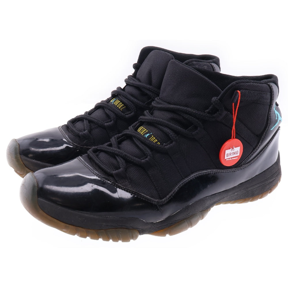 NIKE(ナイキ) 【観賞用 2013年製】AIR JORDAN 11 RETRO GAMMA エアジョーダン11レトロ ガンマ ローカットスニーカー シューズ ブラック 378037-006 US11/29cm