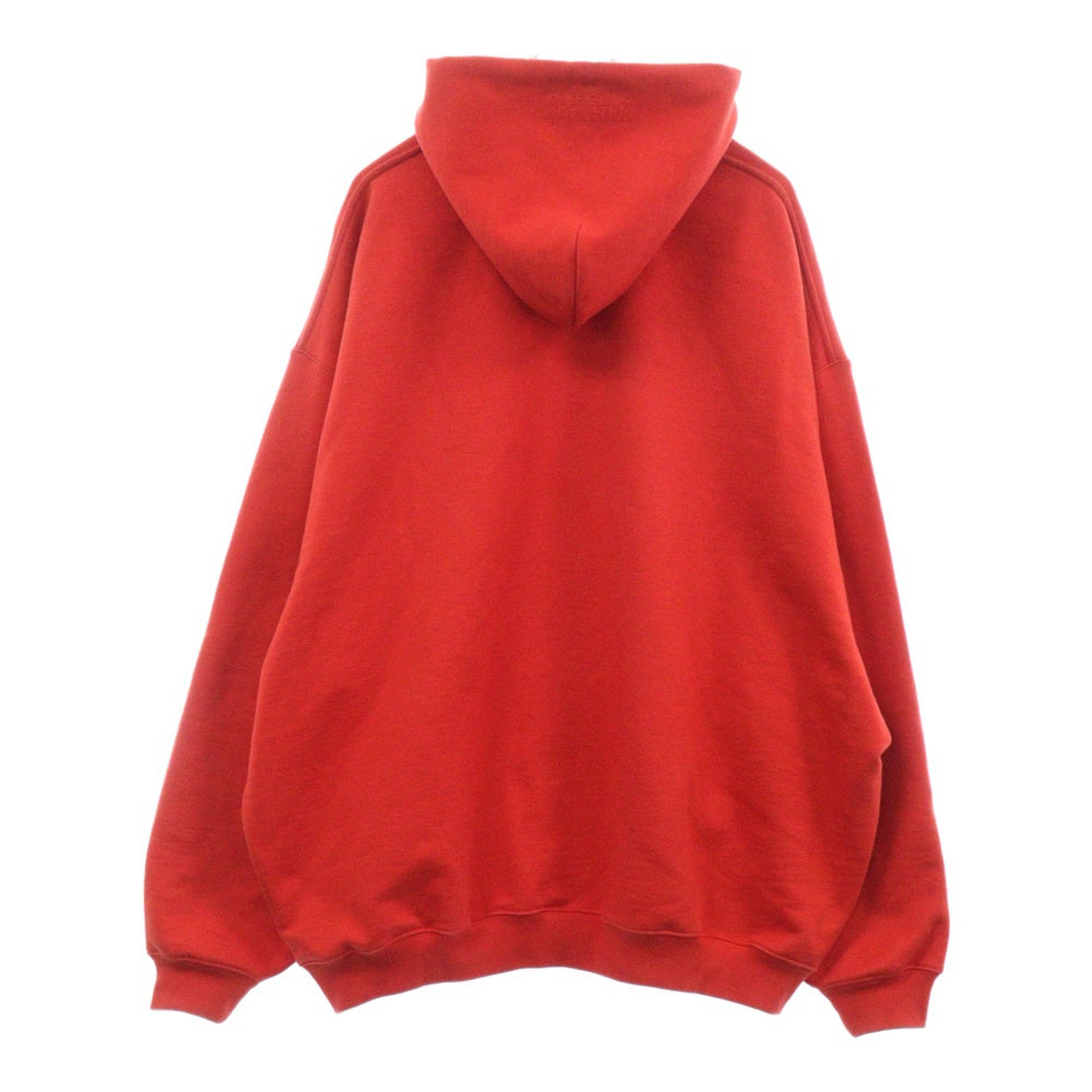 VETEMENTS(ヴェトモン) 23AW PARIS LOGO HOODIE パリス ロゴ プルオーバースウェットパーカー フーディー レッド UE54HD500R