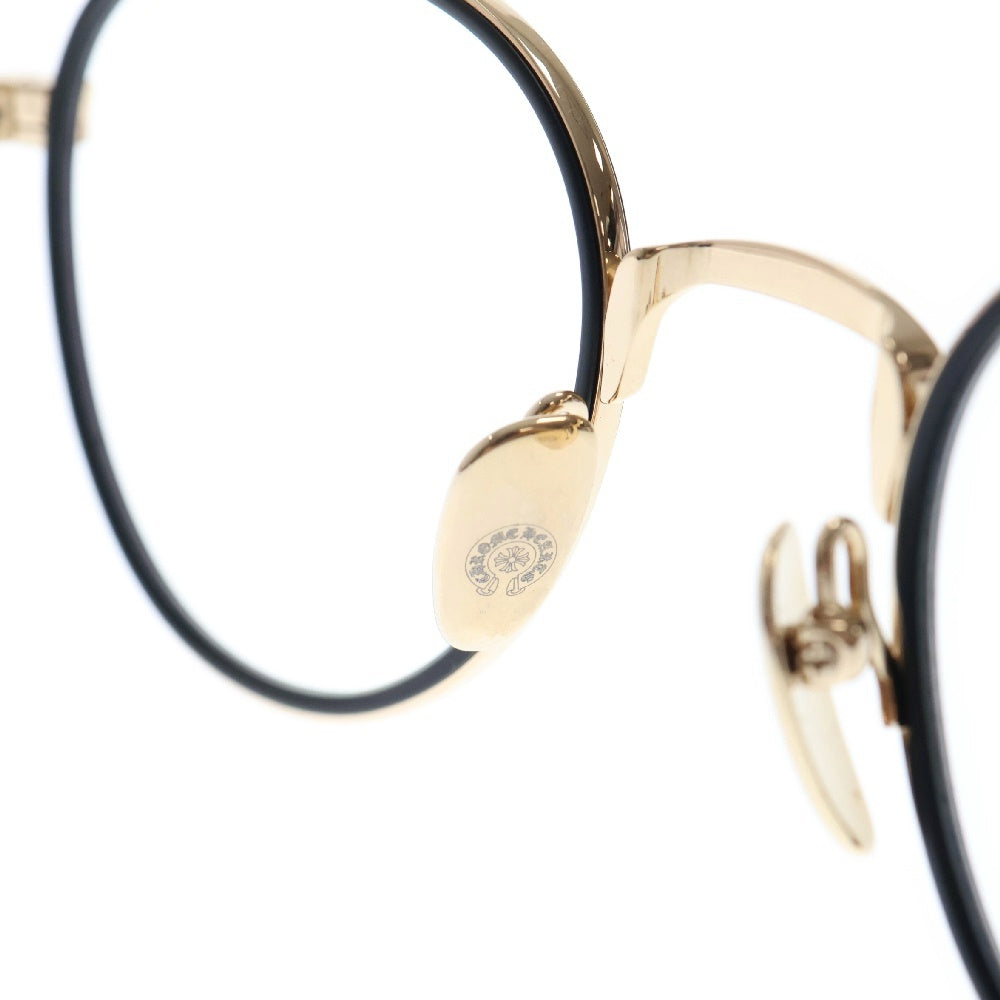 CHROME HEARTS(クロムハーツ) BONE PRONE IV CHテンプル ゴールドサングラス 眼鏡 アイウェア ゴールド