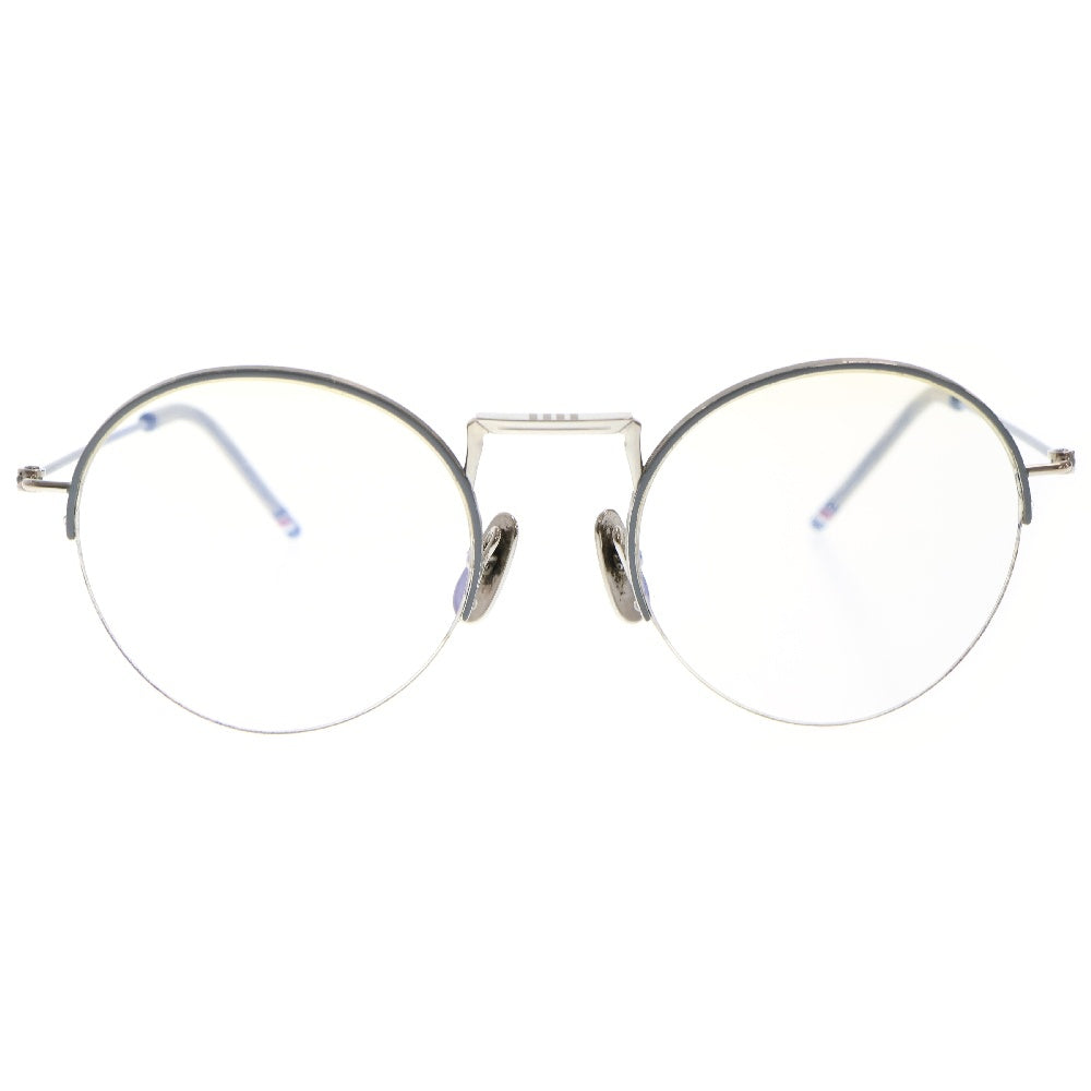 THOM BROWNE(トムブラウン) メタルフレーム眼鏡 サングラス シルバー TRX118-A-01