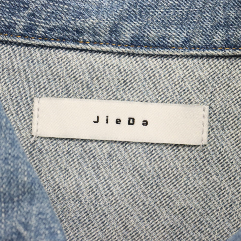 Jieda(ジエダ) PANEL DENIM JACKET パネルデニムジャケット Gジャン インディゴ Jie-22W-JK09-B