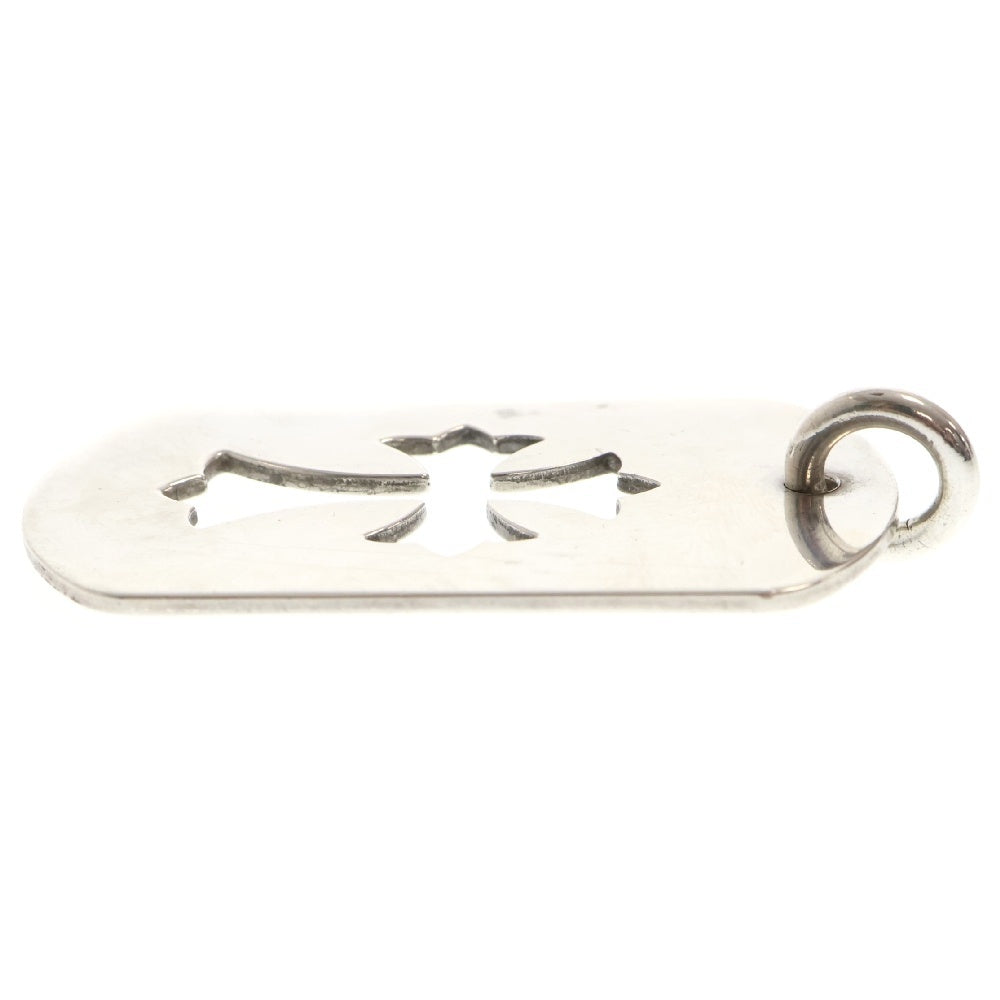 CHROME HEARTS(クロムハーツ) D TAG LRG CO CRS カットアウトクロスドッグタグ ラージ ペンダントトップ シルバー