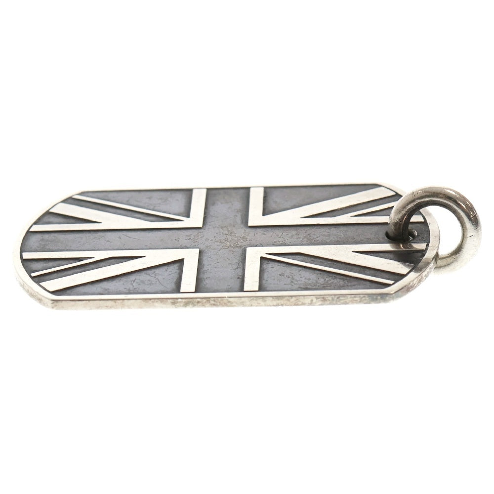 CHROME HEARTS(クロムハーツ) D/TAG LRG ラージドッグタグ ユニオンジャック シルバーネックレストップ