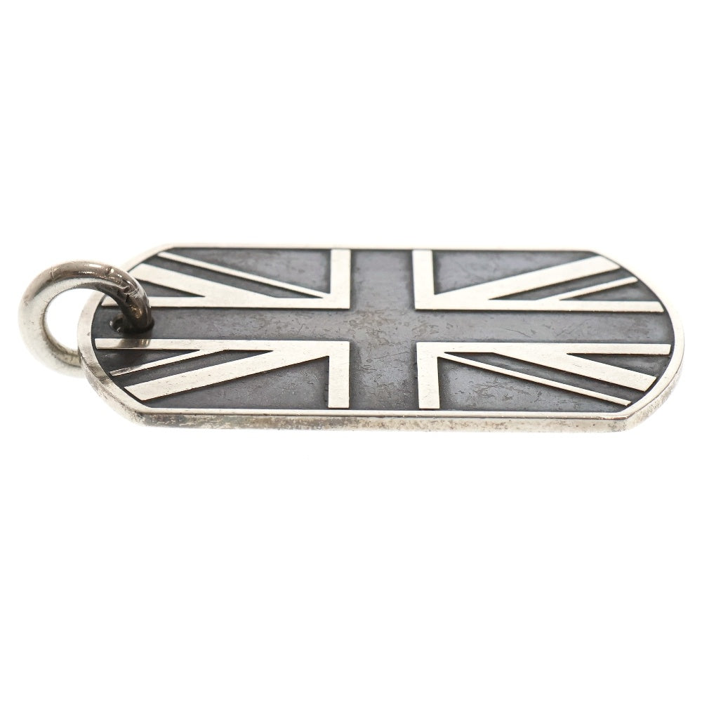 CHROME HEARTS(クロムハーツ) D/TAG LRG ラージドッグタグ ユニオンジャック シルバーネックレストップ