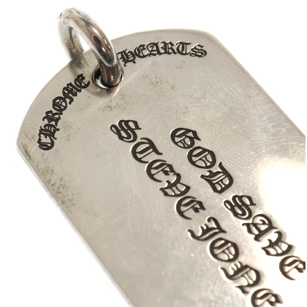 CHROME HEARTS(クロムハーツ) D/TAG LRG ラージドッグタグ ユニオンジャック シルバーネックレストップ