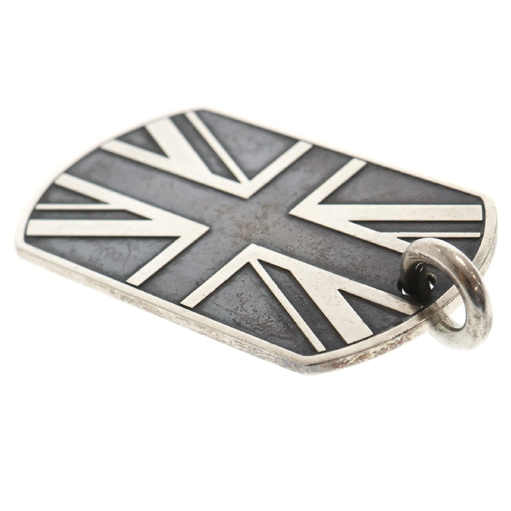 CHROME HEARTS(クロムハーツ) D/TAG LRG ラージドッグタグ ユニオンジャック シルバーネックレストップ