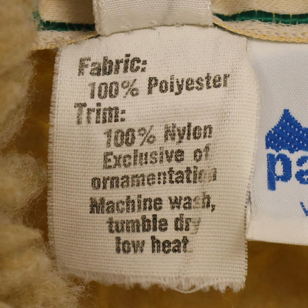 L.L.Bean(エルエルビーン) 70S VINTAGE Patagonia Fleece Vest ヴィンテージ パタゴニア ジップアップボアフリースベスト ベージュ