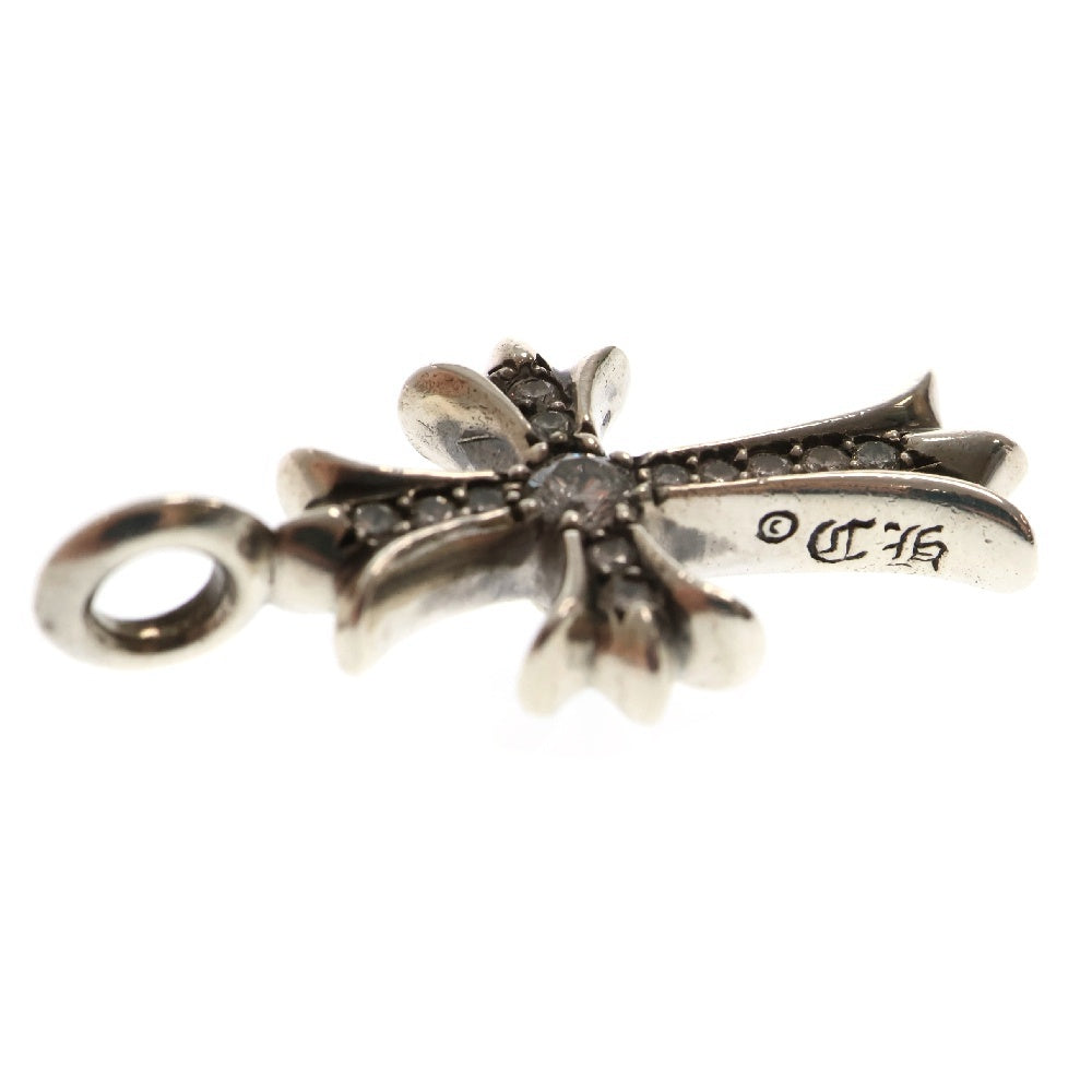 CHROME HEARTS(クロムハーツ) TNY CRSF P/DIA タイニーファットクロス PAVEダイヤ ペンダントトップ シルバー
