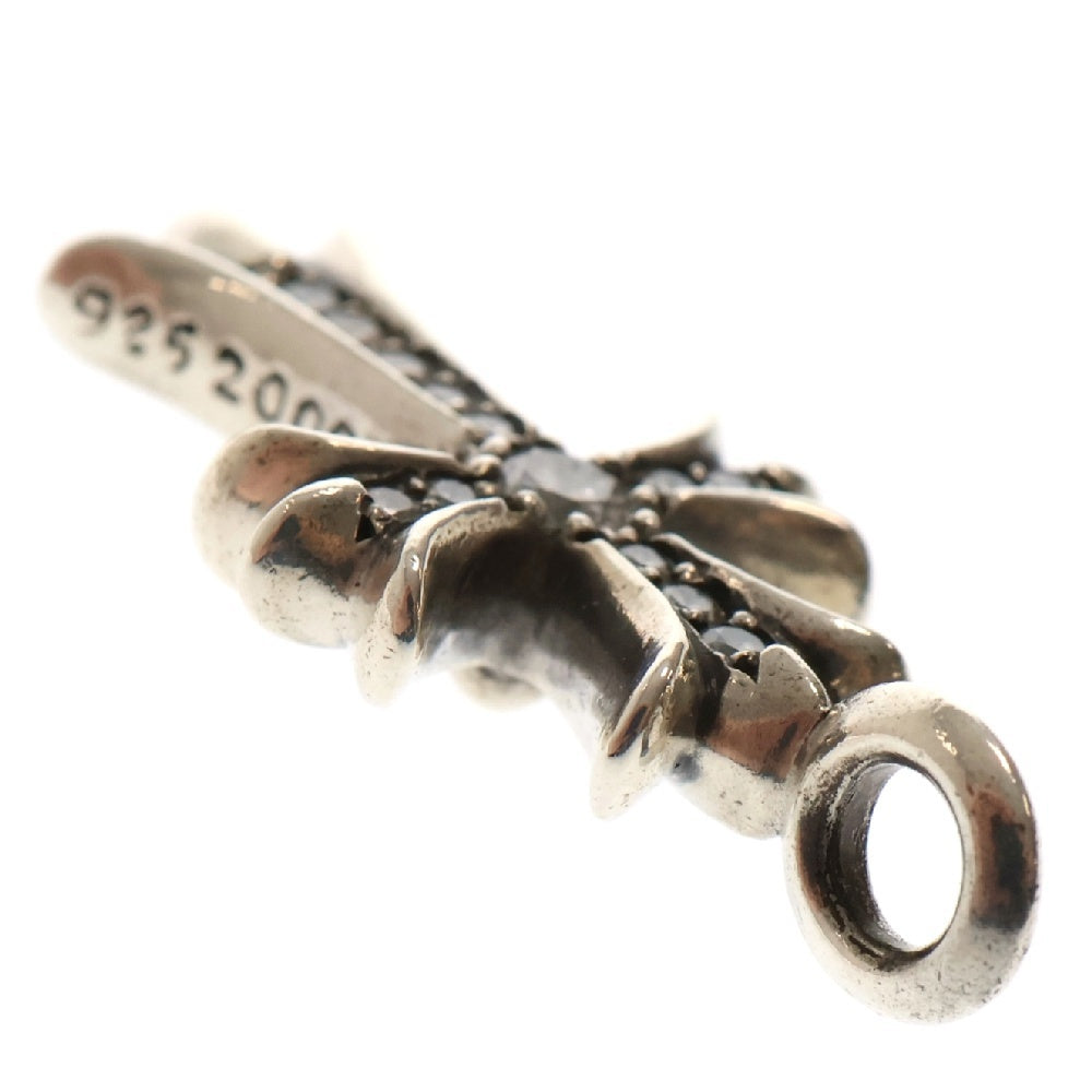 CHROME HEARTS(クロムハーツ) TNY CRSF P/DIA タイニーファットクロス PAVEダイヤ ペンダントトップ シルバー