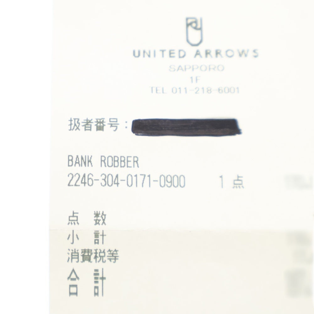 CHROME HEARTS(クロムハーツ) BANK ROBBER バンクローバー セメタリーパッチラウンドジップ レザーウォレット 財布 ブラック