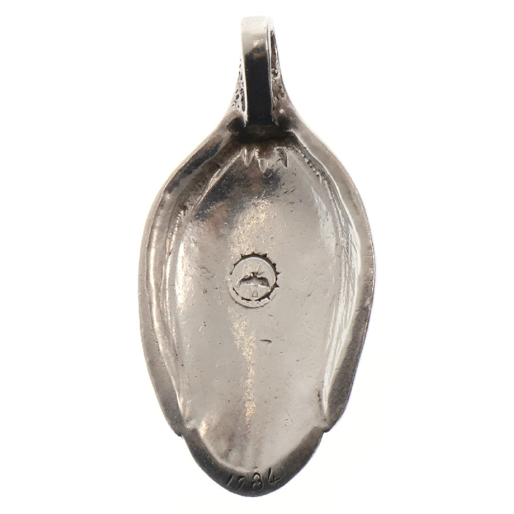 goro's(ゴローズ) 金縄ターコイズ付きスプーン ペンダントトップ シルバー/ゴールド