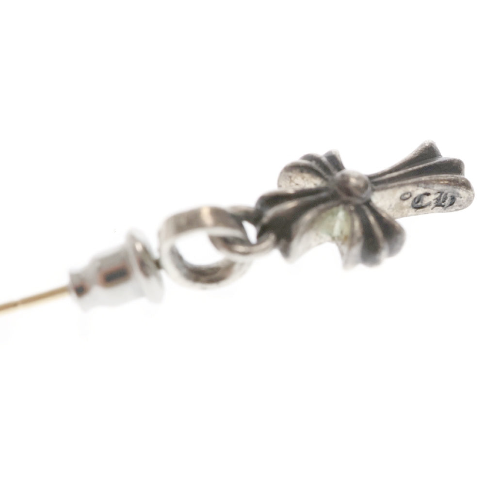 CHROME HEARTS(クロムハーツ) BBY F PPRCHN ベイビーファットクロス ドロップピアス シルバー BCA090