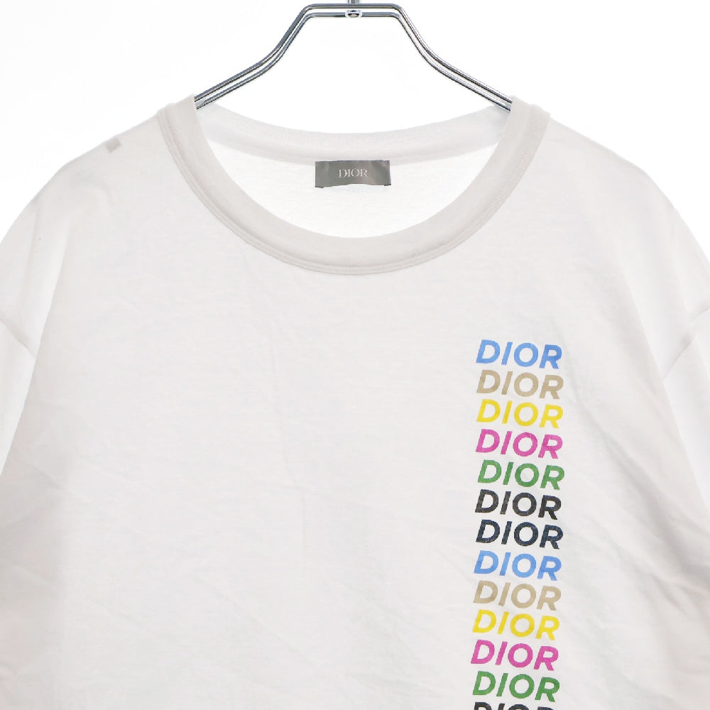 DIOR(ディオール) マルチロゴプリント 長袖シャツ ホワイト 413J642A0817
