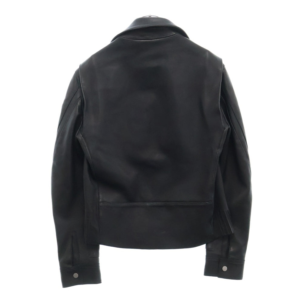 BALENCIAGA(バレンシアガ) Double Riders Jacket ダブルライダース レザージャケット ブラック 372606 TMH04