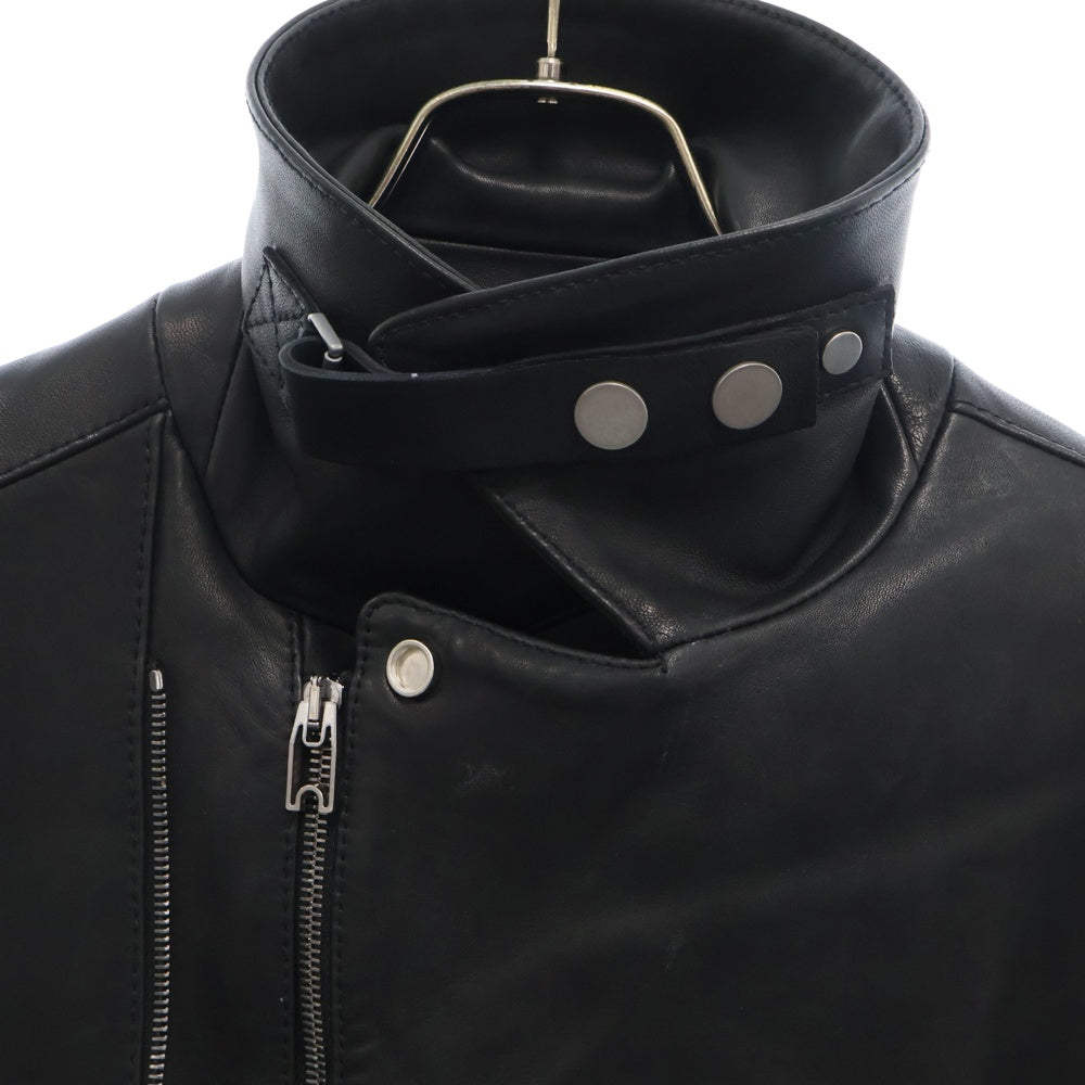 BALENCIAGA(バレンシアガ) Double Riders Jacket ダブルライダース レザージャケット ブラック 372606 TMH04