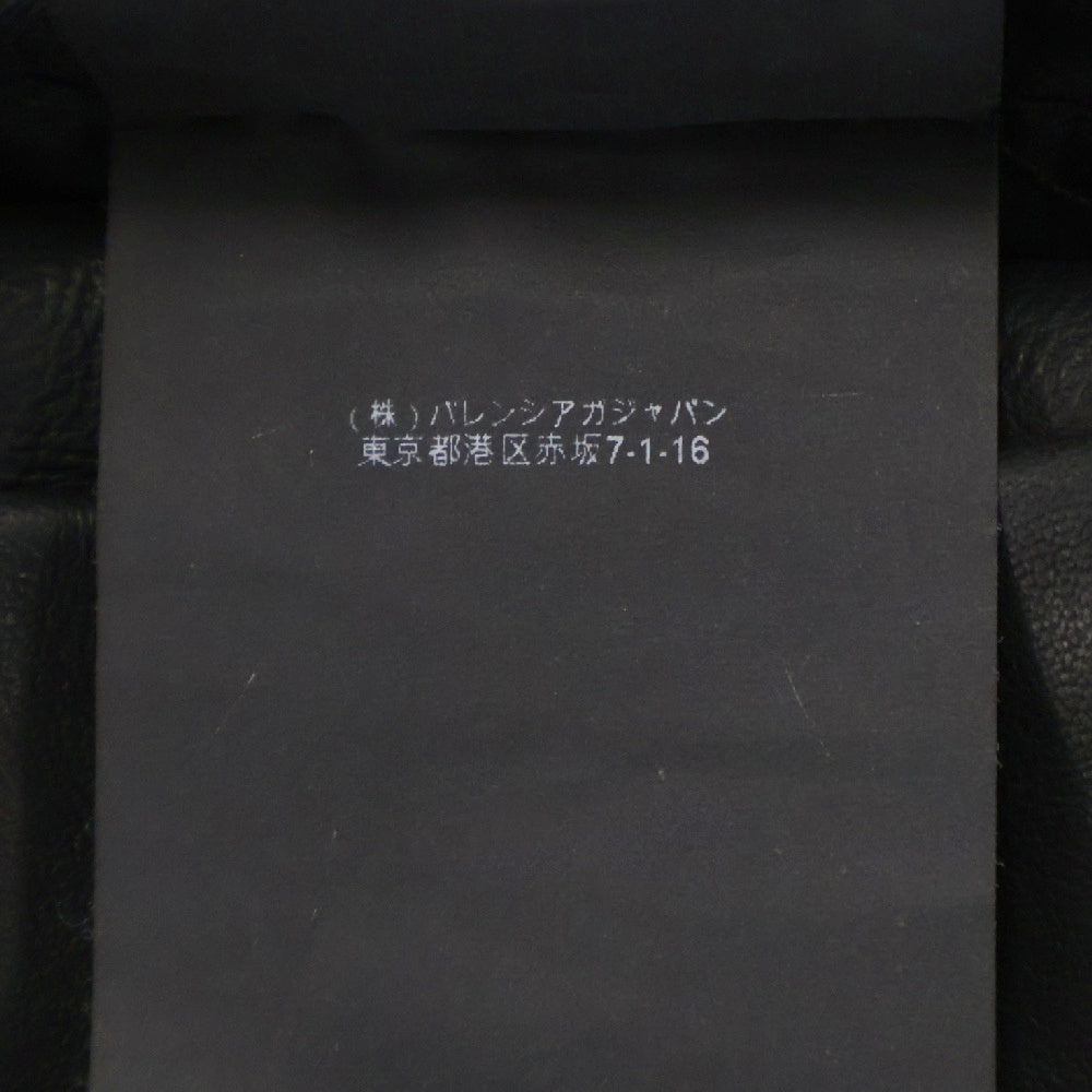 BALENCIAGA(バレンシアガ) Double Riders Jacket ダブルライダース レザージャケット ブラック 372606 TMH04