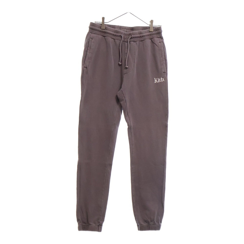 KITH(キス) Sweat Pants ロゴ刺繍スウェットパンツ グレー KH6543