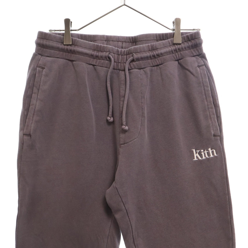 KITH(キス) Sweat Pants ロゴ刺繍スウェットパンツ グレー KH6543