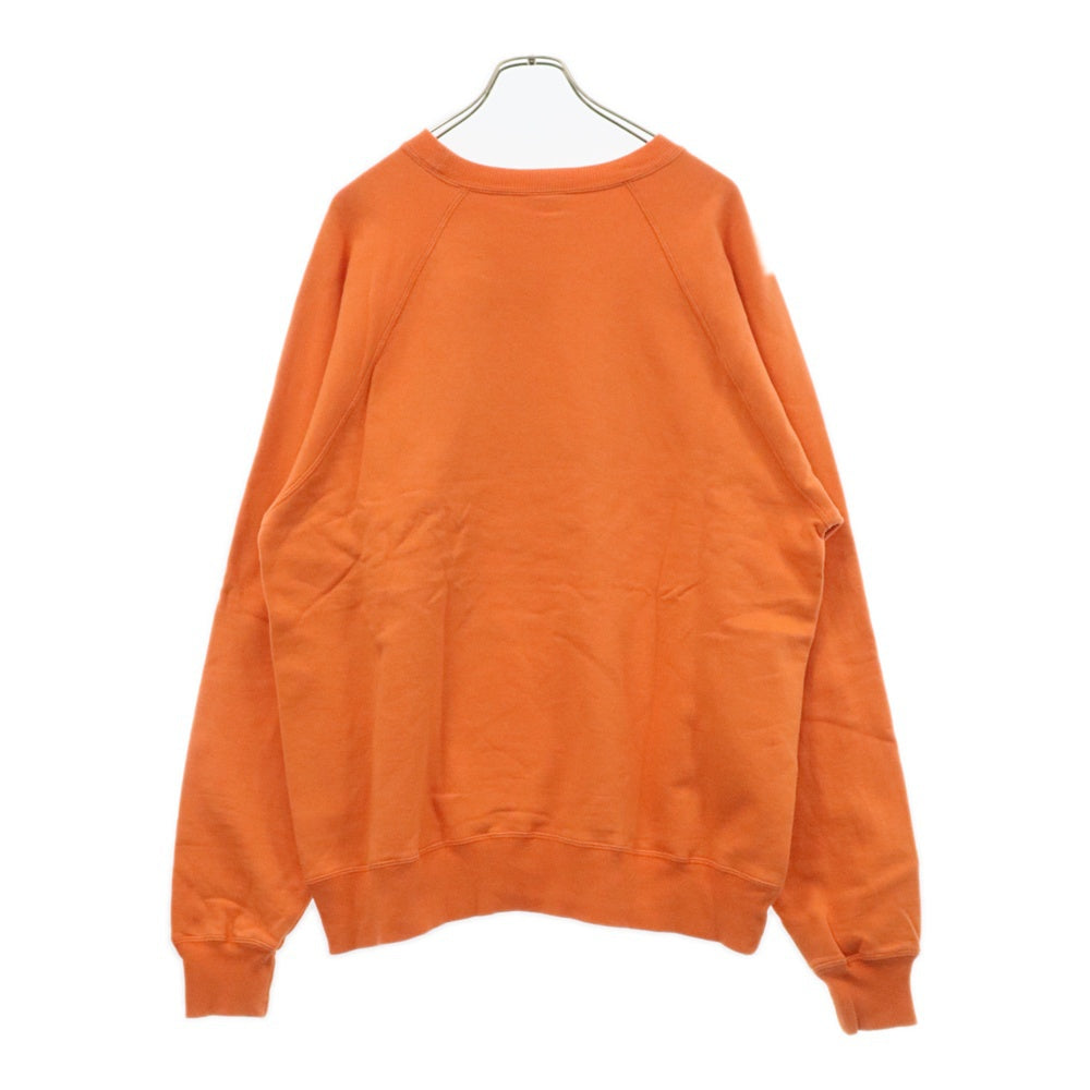 SAINT MICHAEL(セントマイケル) 23AW ×BerBreJin BJ CRW SWT ベルベルジン クルーネックスウェットトレーナー オレンジ SM-A23-0000-C14