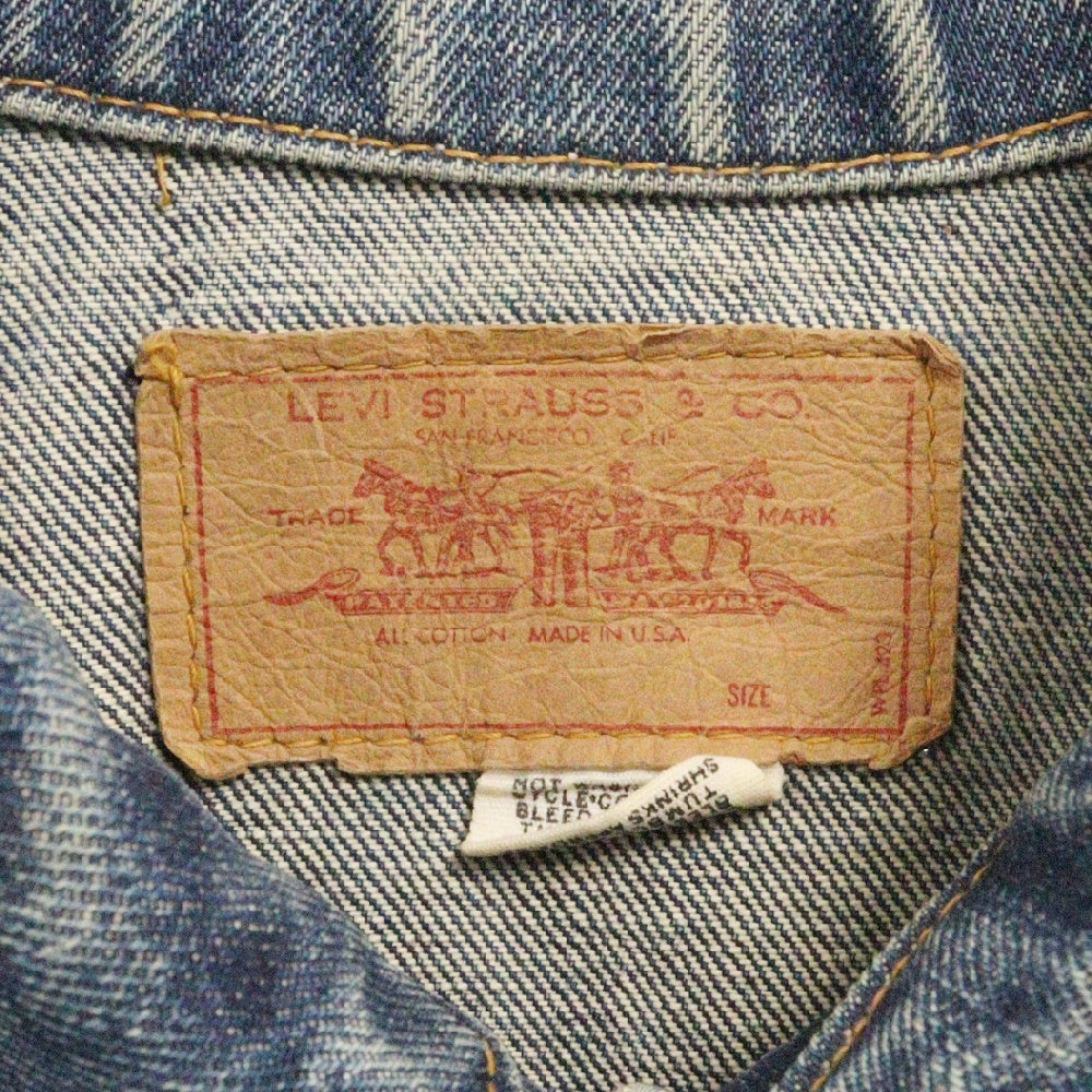 Levi's(リーバイス) 70s VINTAGE 70505 4th Studs Denim Jacket BIG E ヴィンテージ ボタン裏526 WPL423 スタッズ デニムジャケット インディゴ
