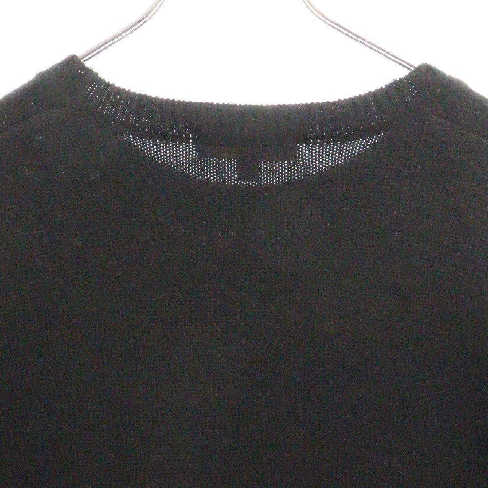 SUPREME(シュプリーム) 23AW Pilled Sweater ロゴ ウール クルーネックニットセーター ブラック