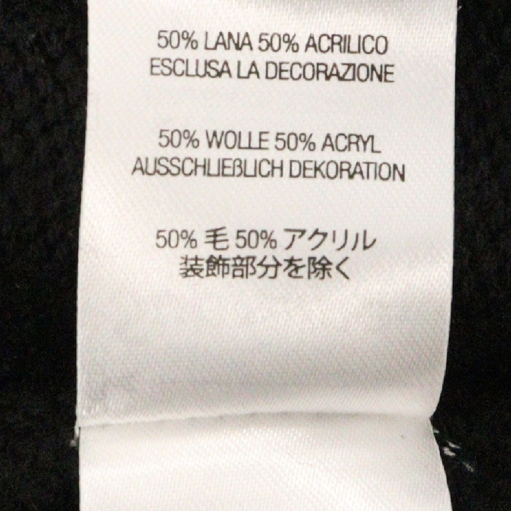 SUPREME(シュプリーム) 23AW Pilled Sweater ロゴ ウール クルーネックニットセーター ブラック