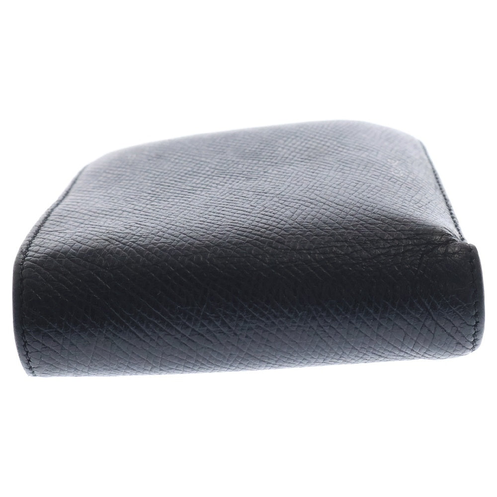 CELINE(セリーヌ) Calfskin Logo Leather Wallet 10C873BEN.38SI カーフスキン ロゴレザー ウォレット 二つ折り財布 ブラック