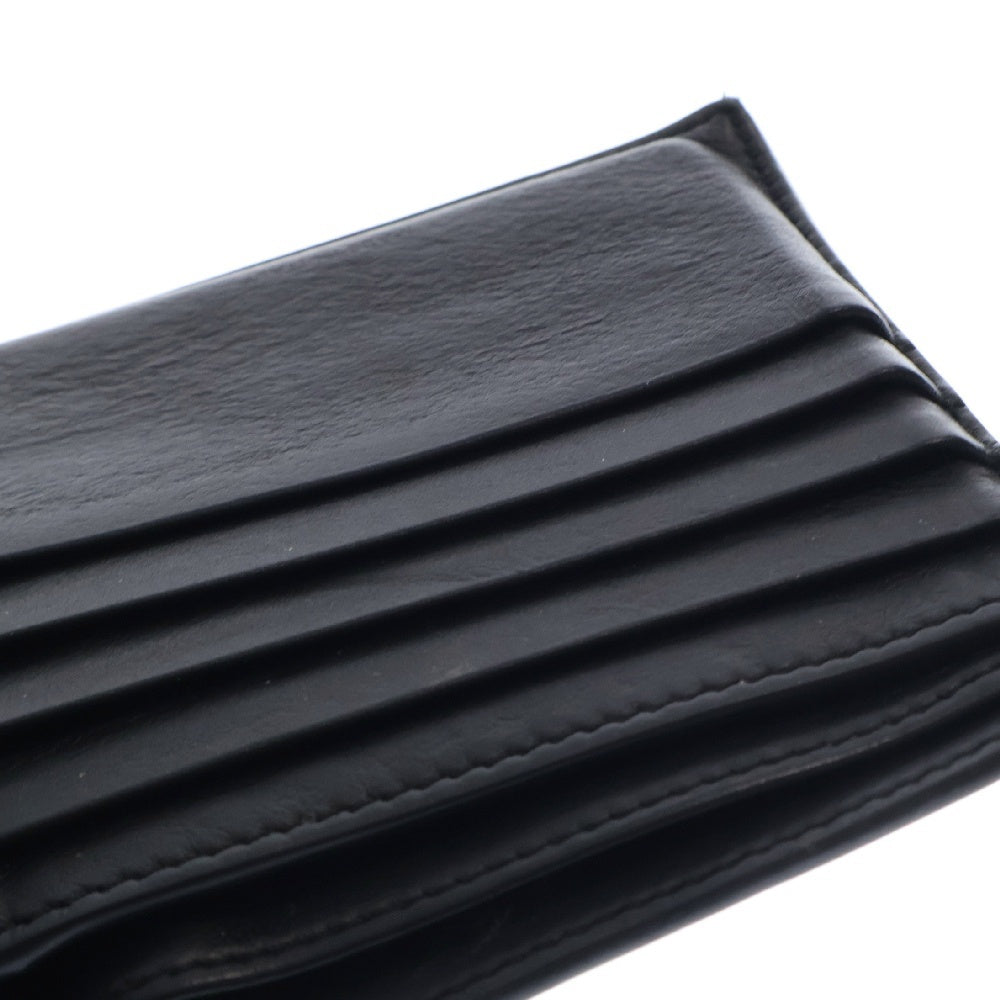 CELINE(セリーヌ) Calfskin Logo Leather Wallet 10C873BEN.38SI カーフスキン ロゴレザー ウォレット 二つ折り財布 ブラック