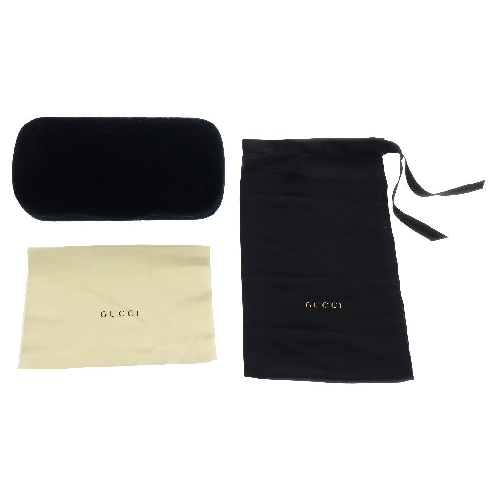 GUCCI(グッチ) GG0326S スクエアフレームサングラス ダークブラウン アイウェア メガネ