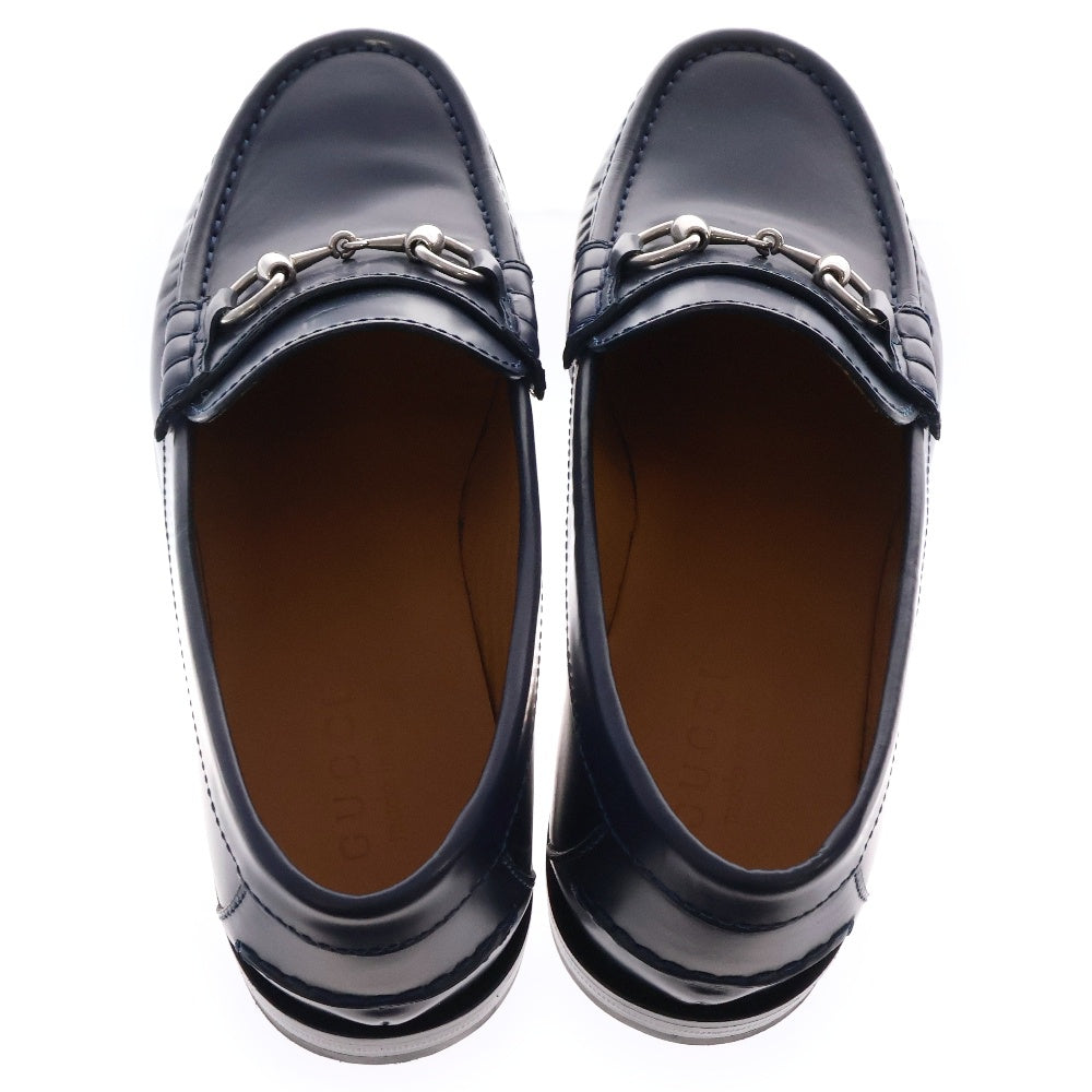 GUCCI(グッチ) ホースビットローファー ネイビー 776660 シューズ