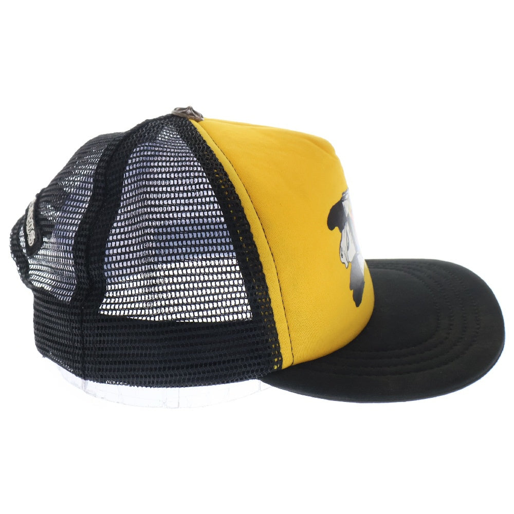 CHROME HEARTS(クロムハーツ) ×MATTY BOY Sex Records Link Trucker Hat ×マッティボーイ セックスレコードリンクトラッカーハット メッシュキャップ 帽子 イエロー/ブラック