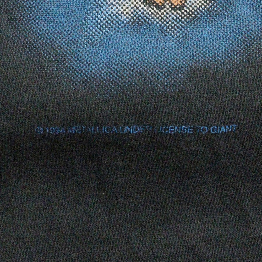 VINTAGE(ヴィンテージ) 90s VINTAGE METALLICA RIDE THE LIGHTNING TEE ヴィンテージ メタリカ デルタタグ ライドザライトニング クルーネック半袖Tシャツカットソー ブラック