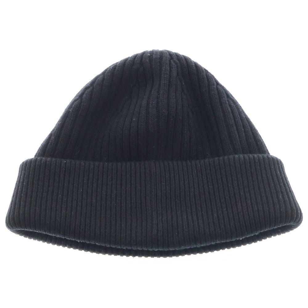 LOEWE(ロエベ) Wool Logo Beanie F540257X23 ウール ロゴビーニー ニット帽 ブラック