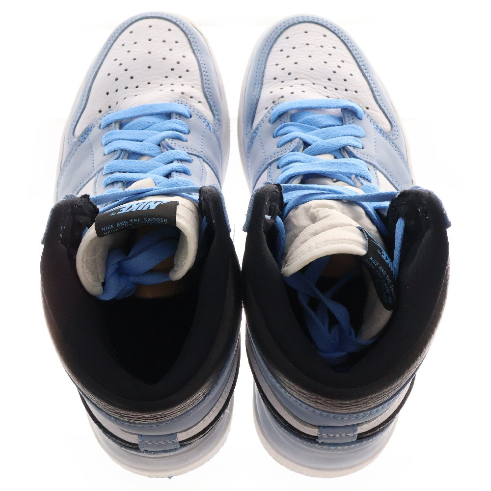 NIKE(ナイキ) AIR JORDAN 1 RETRO HIGH OG UNIVERSITY BLUE エアジョーダン1 レトロ ユニバーシティブルー ハイカットスニーカー ブルーUS9.5/27,5cm 555088-134