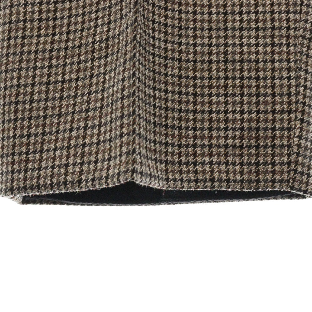 FENDI(フェンディ) 千鳥格子柄スラックスパンツ センタープレス ベージュ FB0479