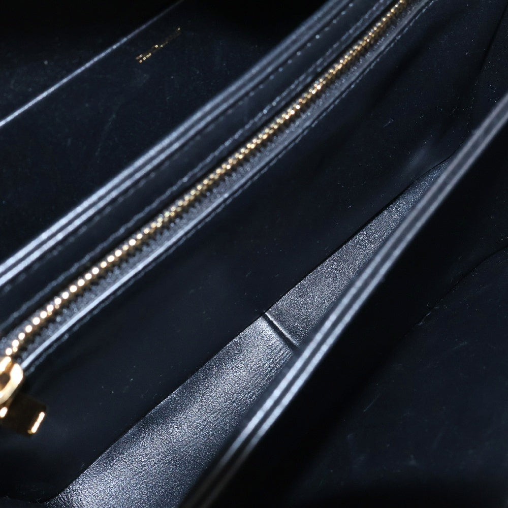 CELINE(セリーヌ) Classic triomphe shoulder bag クラシックトリオンフレザーショルダーバッグ ブラック 187363BF4.38NO