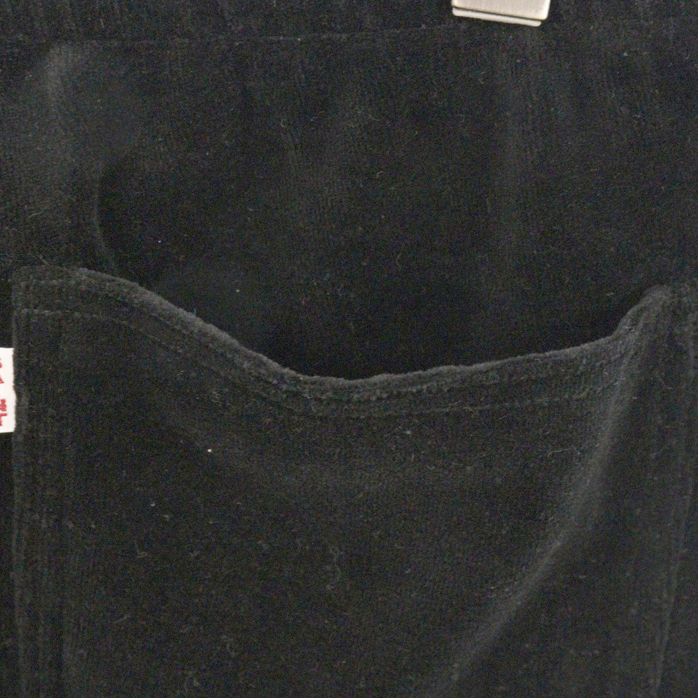 SAINT MICHAEL(セントマイケル) 25SS × LASTMAN LM__TRACK VELOUR PANTS ベロアトラックパンツ ブラック SM-HR8-0000-C35