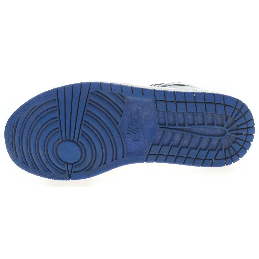 NIKE(ナイキ) AIR JORDAN1 RETRO HIGH OG ROYAL TOE 555088-041 エアジョーダン1 ロイヤルトゥ ハイカットスニーカー ホワイト/ブラック/ブルー US9.5/27.5cm