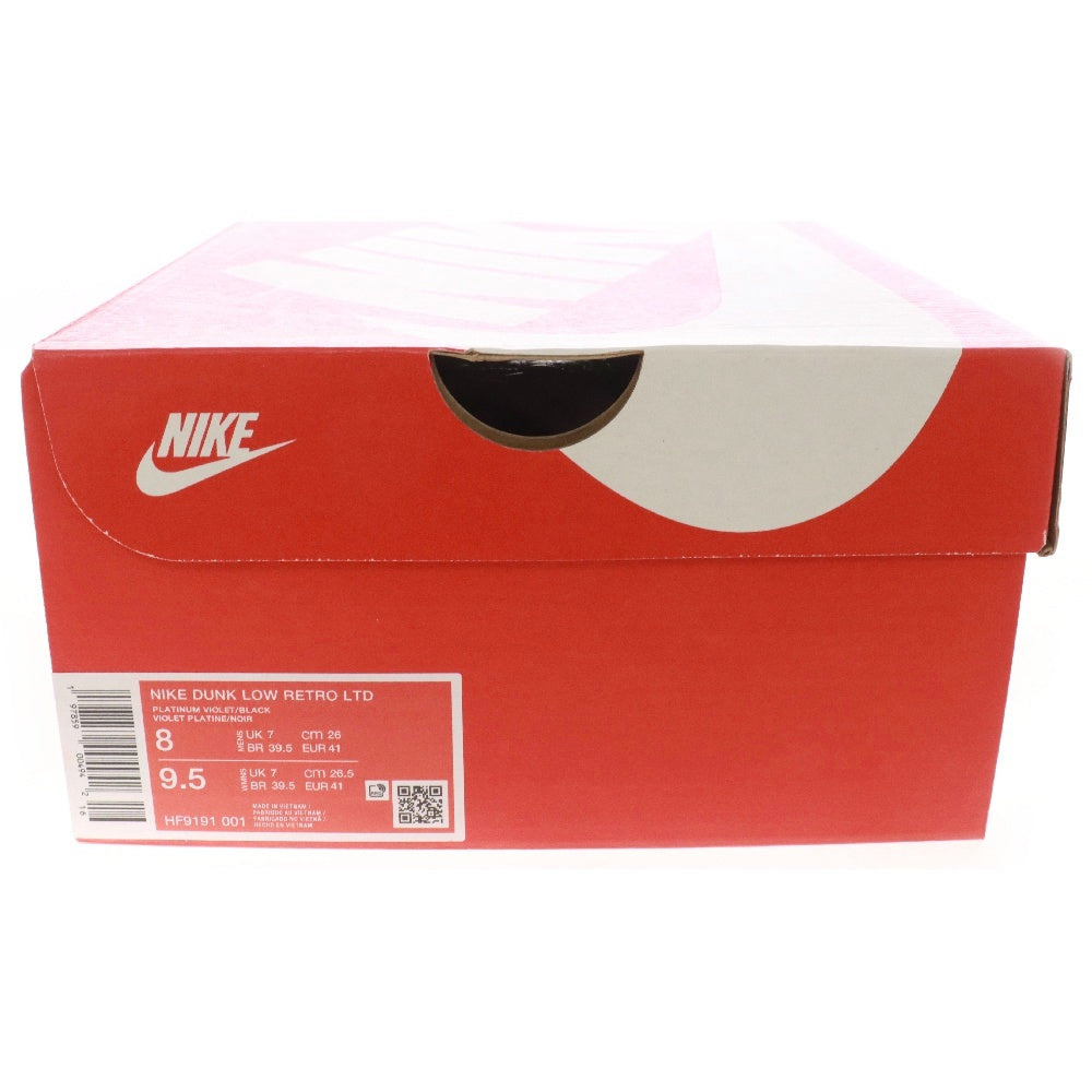NIKE(ナイキ) DUNK LOW RETRO LTD HF9191-001 ダンク レトロ ローカットスニーカー ピンク/ブラック