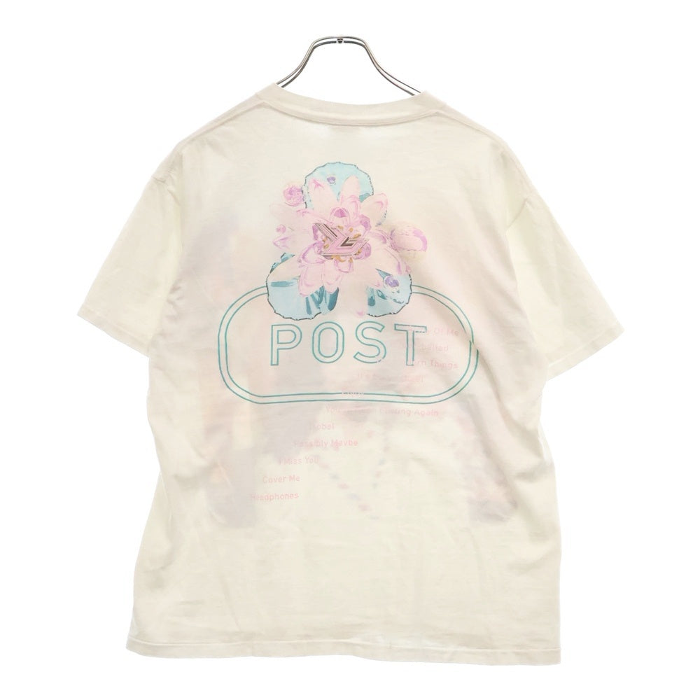 VINTAGE(ヴィンテージ) 90s BJORK 1995 POST TEE WINTERLAND ビョーク 両面プリント ウィンターランドタグ クルーネック半袖Tシャツカットソー ホワイト