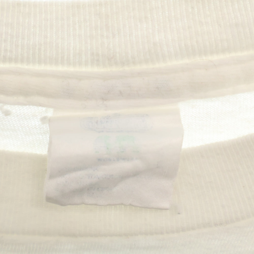 VINTAGE(ヴィンテージ) 90s BJORK 1995 POST TEE WINTERLAND ビョーク 両面プリント ウィンターランドタグ クルーネック半袖Tシャツカットソー ホワイト