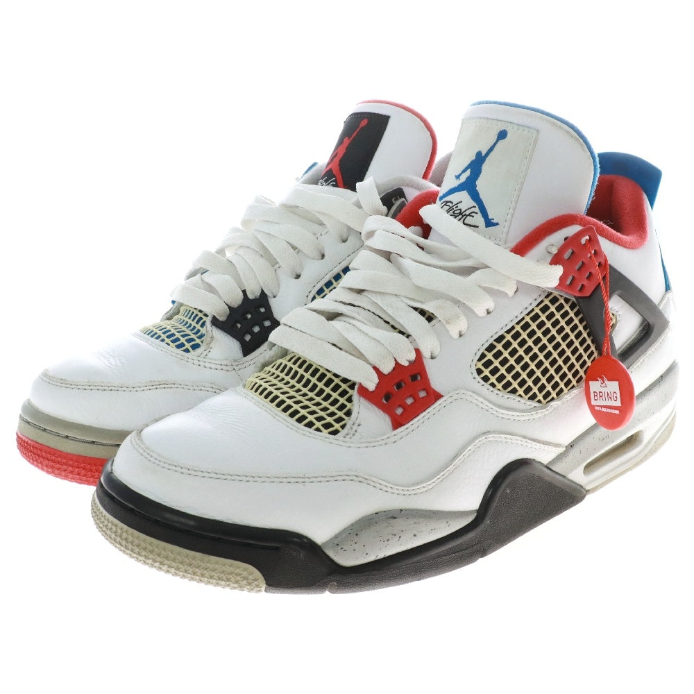 NIKE(ナイキ) AIR JORDAN 4 RETRO SE WHAT THE CI1184-146 エアジョーダン4 レトロ ワットザ ハイカットスニーカー ホワイト UK8.5/27.5cm