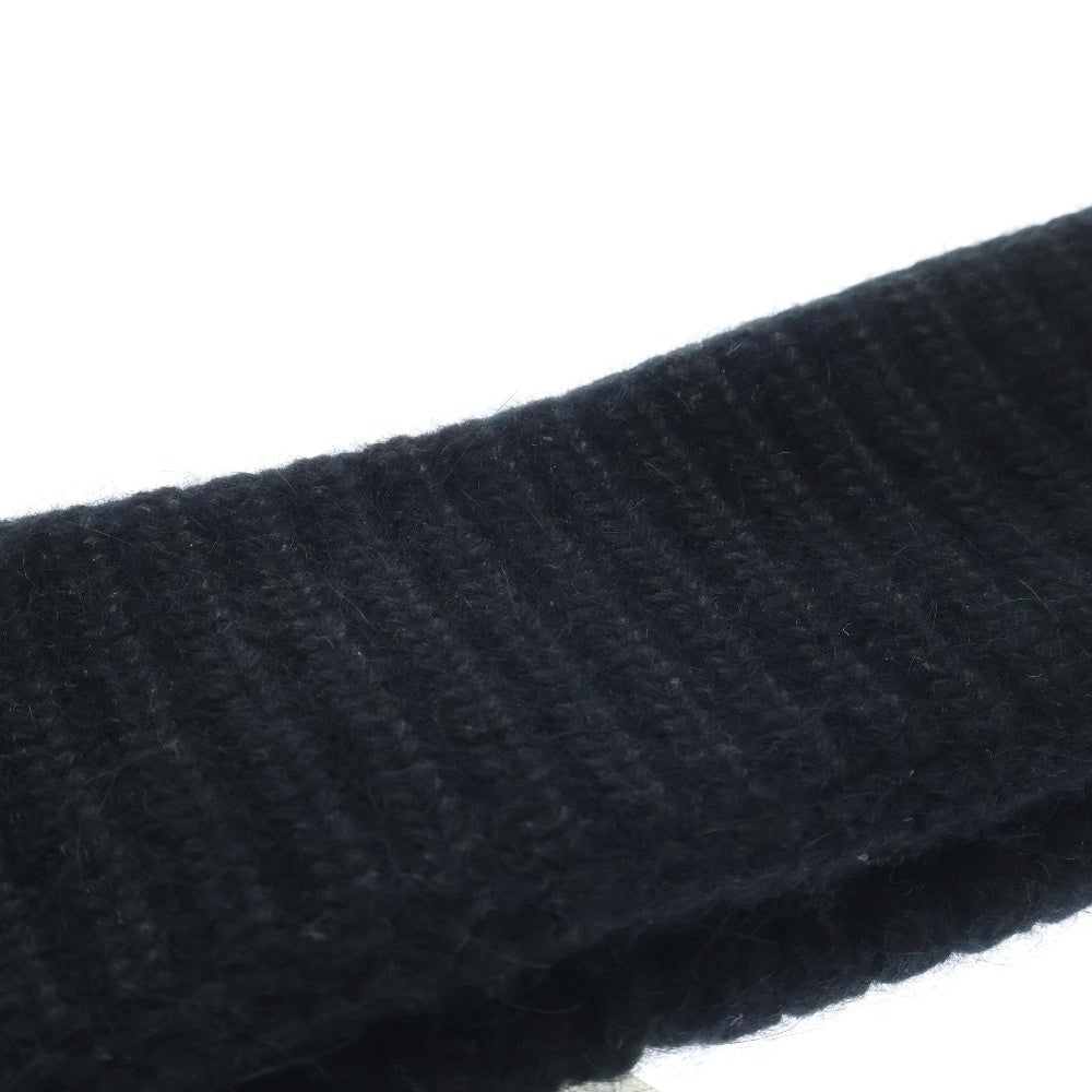 CELINE(セリーヌ) Logo Patch Hair Band 2A42R230O ロゴ ワッペン ヘアバンド ブラック