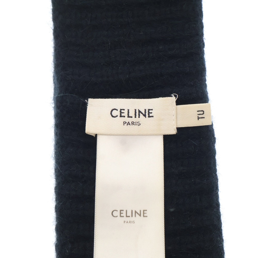 CELINE(セリーヌ) Logo Patch Hair Band 2A42R230O ロゴ ワッペン ヘアバンド ブラック