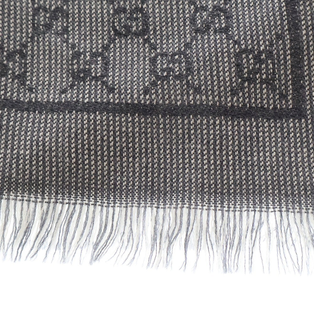 GUCCI(グッチ) GG Logo Stole 351786 4G200 1477 GGロゴ ストール マフラー グレー